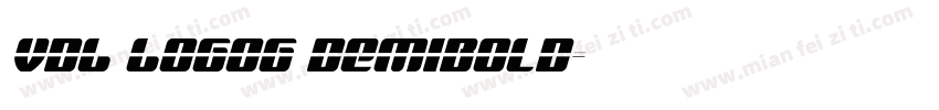 VDL LogoG DemiBold字体转换